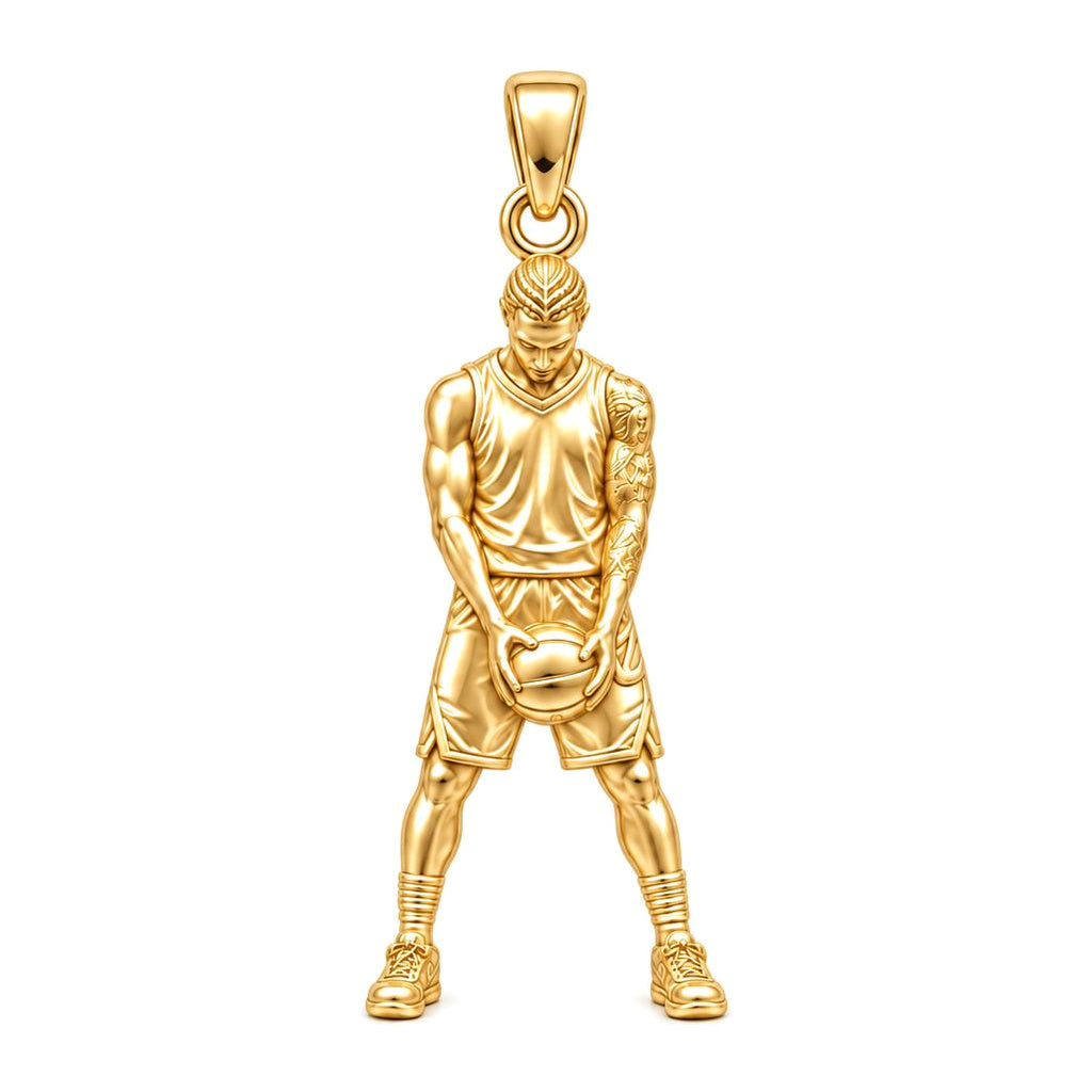 Courtside Focus Athlete Charm and Polyester Cord Bracelet Set