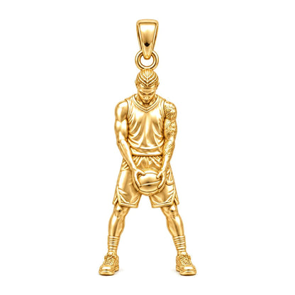 Courtside Focus Athlete Charm and Polyester Cord Bracelet Set