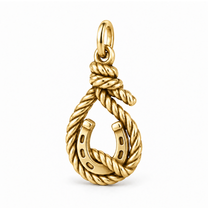 Cowgirl Lasso Charm — Gold | charm-topics-remaining-444-2026-09-14 | topic-231