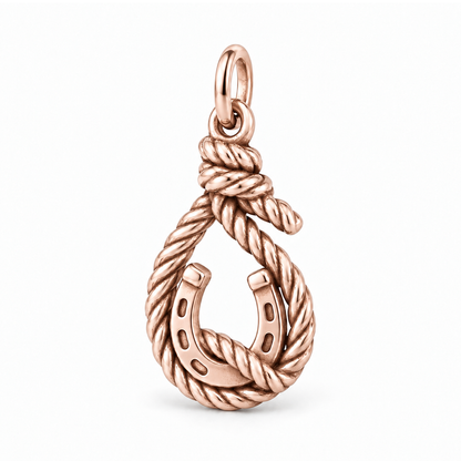 Cowgirl Lasso Charm — Rose Gold | charm-topics-remaining-444-2026-09-14 | topic-231
