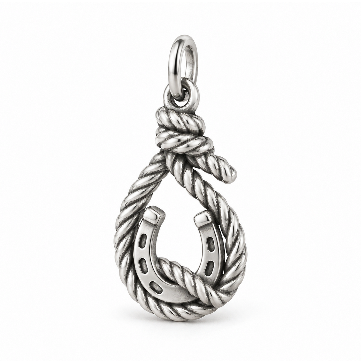 Cowgirl Lasso Charm — Silver | charm-topics-remaining-444-2026-09-14 | topic-231