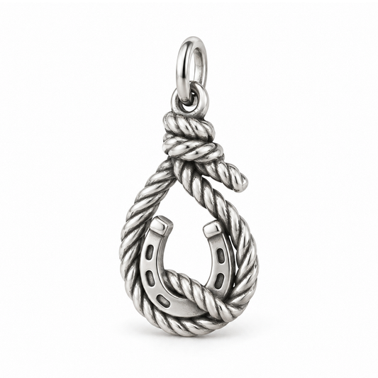 Cowgirl Lasso Charm — Silver | charm-topics-remaining-444-2026-09-14 | topic-231