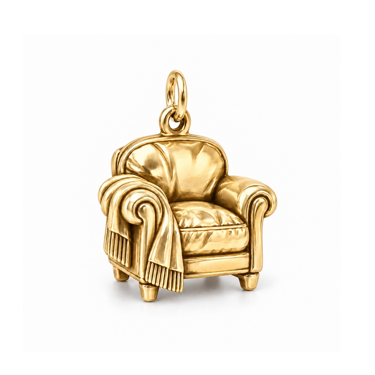 Cozy Armchair Charm — Gold | charm-topics-remaining-444-2026-09-14 | topic-282