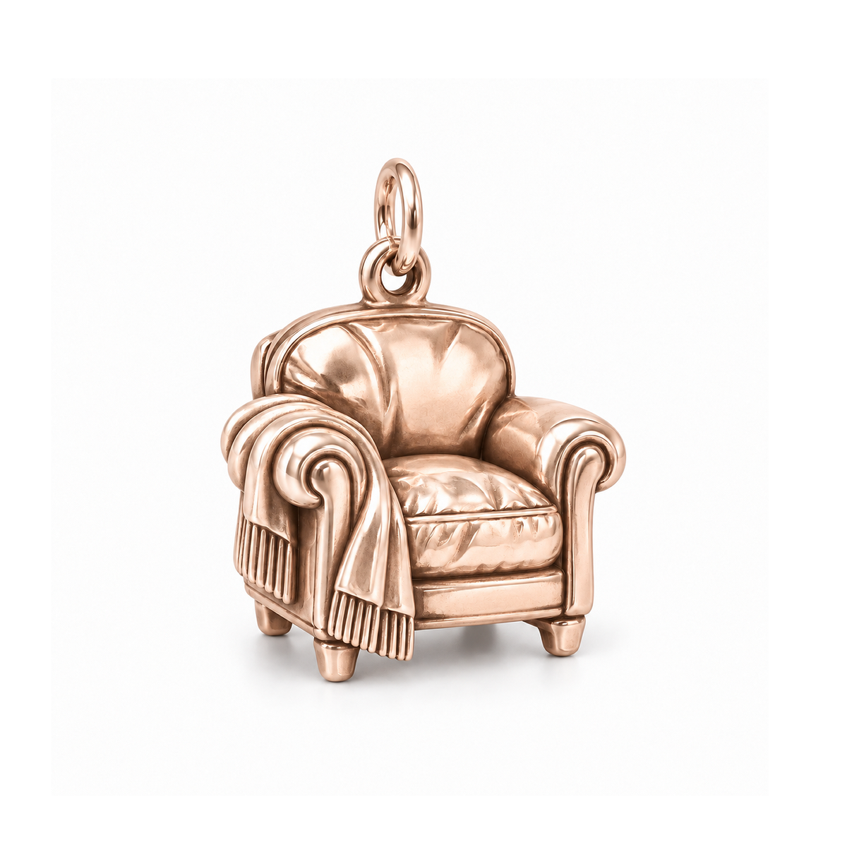 Cozy Armchair Charm — Rose Gold | charm-topics-remaining-444-2026-09-14 | topic-282