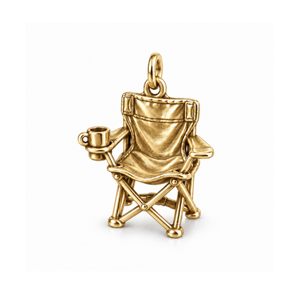 Cozy Campsite Chair Charm — Gold | charm-topics-remaining-444-2026-09-14 | topic-324