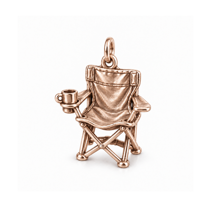 Cozy Campsite Chair Charm — Rose Gold | charm-topics-remaining-444-2026-09-14 | topic-324