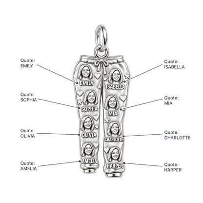 Cozy Love Sweatpants Charm Bracelet – Personalized Husband Gift – personalization guide