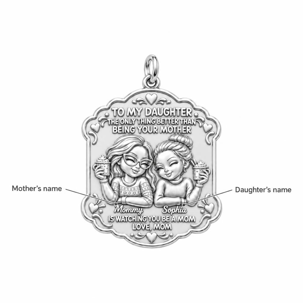 Cozy Mother Daughter Cocoa Charm Bracelet – Personalized Mom Gift – personalization guide