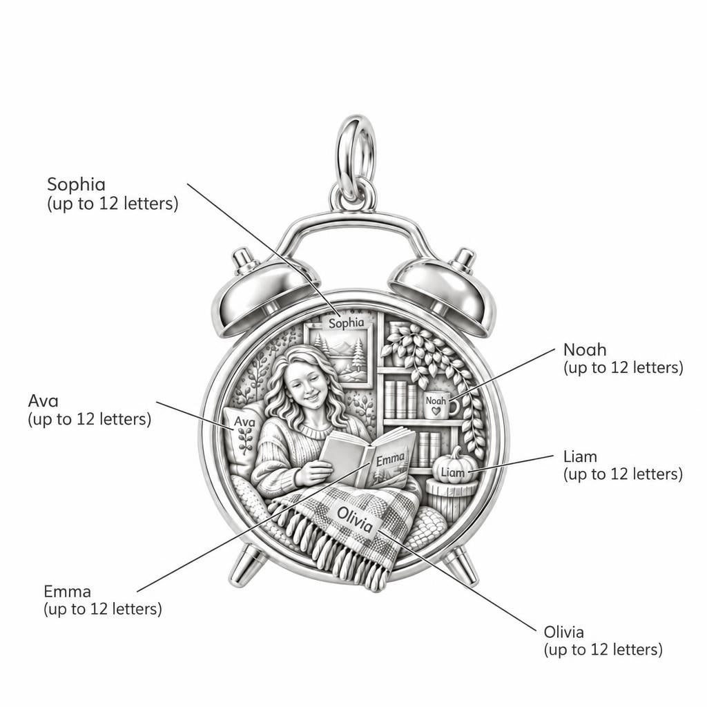 Cozy Reading Nook Charm Bracelet – Personalized Book Lover Gift – personalization guide