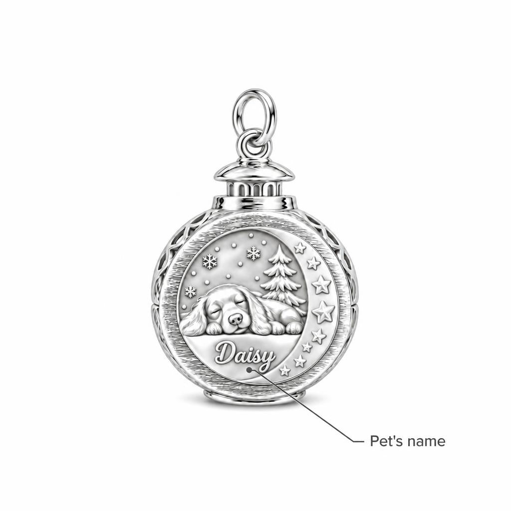 Cozy Winter Lantern Charm Bracelet – Personalized Dog Mom Gift – personalization guide