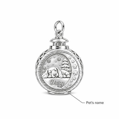 Cozy Winter Lantern Charm Bracelet – Personalized Dog Mom Gift – personalization guide