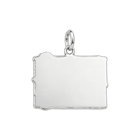 Craft Room Sanctuary Charm Bracelet – Personalized Crafter Gift – back of the charm, engraving area