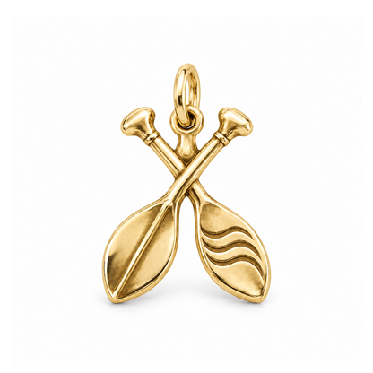 Crossed Paddles Charm — Gold | charm-topics-remaining-444-2026-09-14 | topic-130