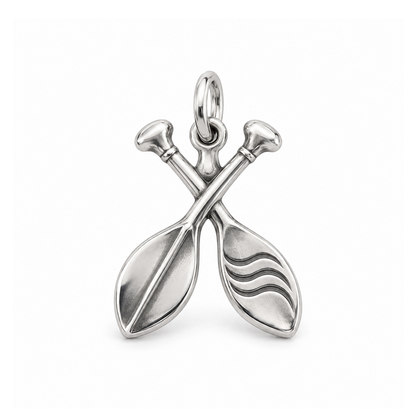 Crossed Paddles Charm — Silver | charm-topics-remaining-444-2026-09-14 | topic-130