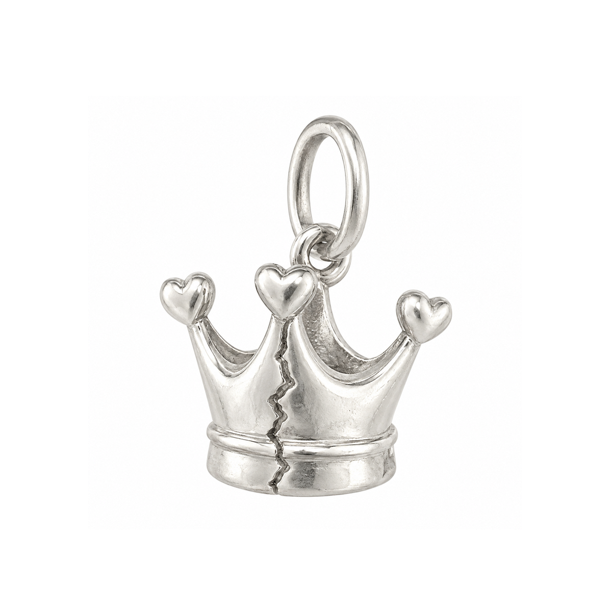 Crown and Four Hearts Charm — Silver — 50-works-silver-20260916-156