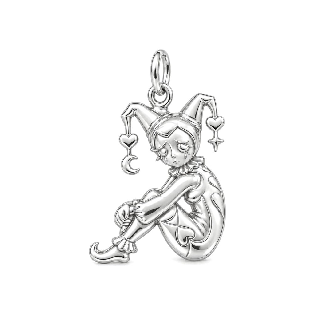 Crying Jester Charm Bracelet – Personalized Best Friend Gift