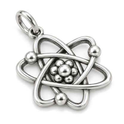 Curious Atom Charm — Silver Super Macro | charm-topics-remaining-444-2026-09-14 | topic-194