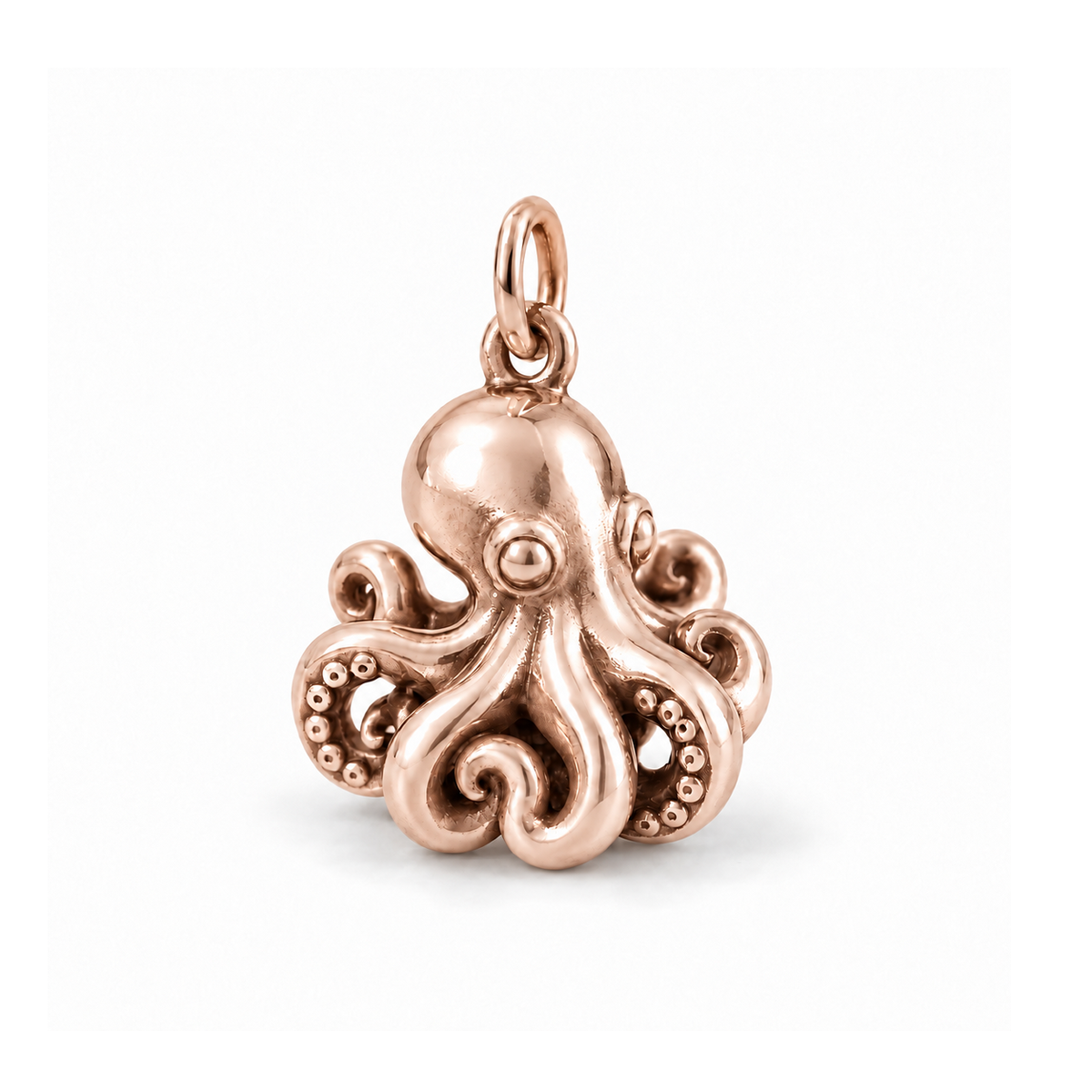 Curious Octopus Charm — Rose Gold | charm-topics-remaining-444-2026-09-14 | topic-116