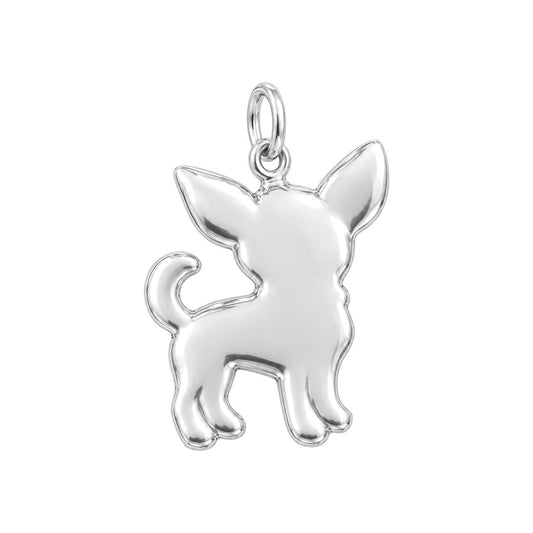 Custom Sculpted Soulmate Charm Bracelet – Personalized Dog Mom Gift – back of the charm, engraving area