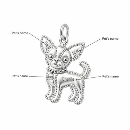 Custom Sculpted Soulmate Charm Bracelet – Personalized Dog Mom Gift – personalization guide