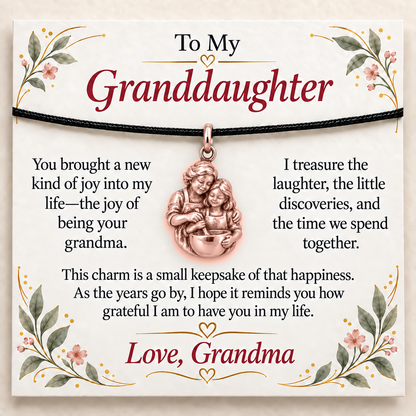 Grandma's Baking Charm: Joy in Every Memory — Main image, rose gold finish