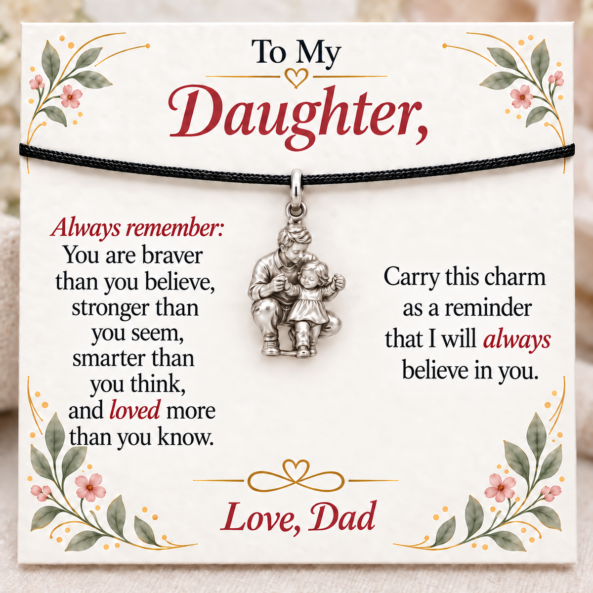 First Steps, Braver Than You Believe — Main image, silver finish