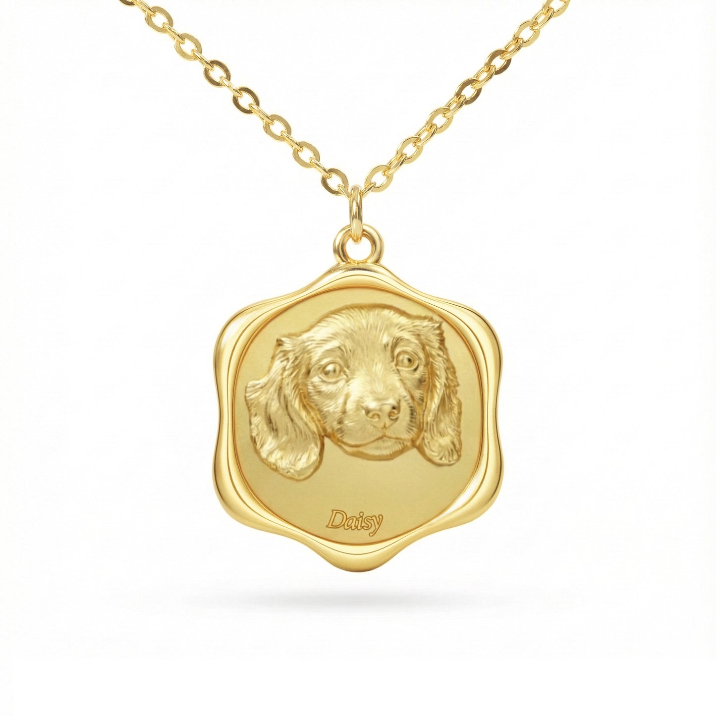 Soulyshine Dachshund Precious Paw - Upload Pet Portrait Photo Necklace