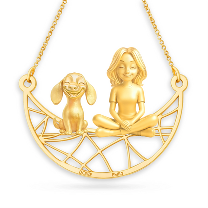 Soulyshine Dachshund Signature - Personalized Companion Handcrafted Necklace