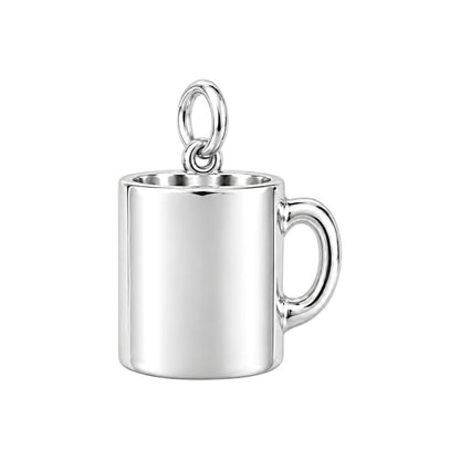 Dad Joke Mug Charm Bracelet – Personalized Dad Gift – back of the charm, engraving area
