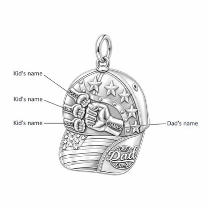 Dad's Team Baseball Cap Charm Bracelet – Personalized Dad Gift – personalization guide