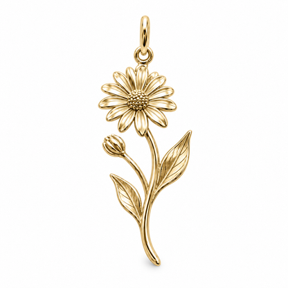 Blooming Memories — Choose Your Flower Charm and Polyester Cord Bracelet Set