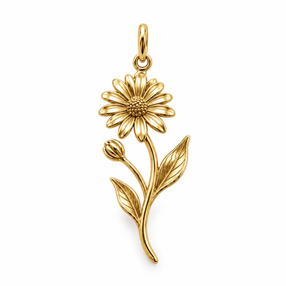 Blooming Memories — Choose Your Flower Charm and Polyester Cord Bracelet Set