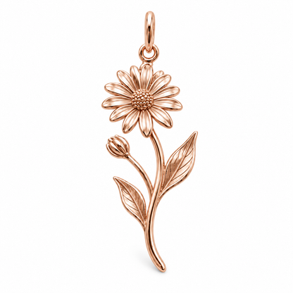 Blooming Memories — Choose Your Flower Charm and Polyester Cord Bracelet Set
