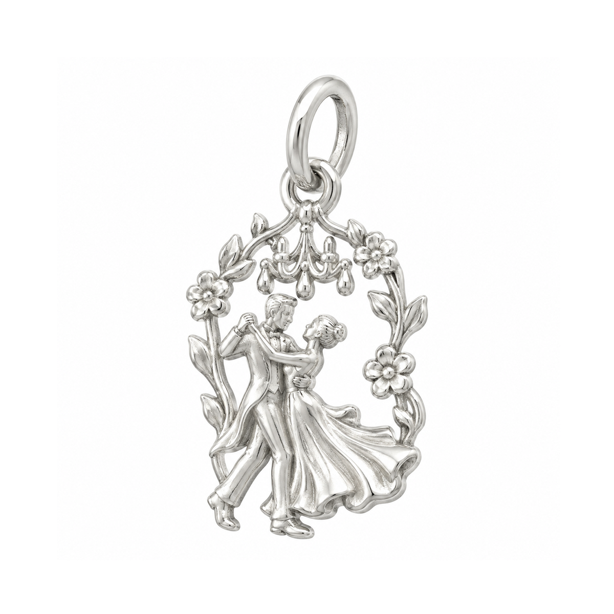 Dance Beneath a Chandelier Charm — Silver — 50-works-silver-20260916-80