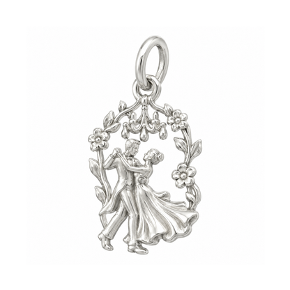 Dance Beneath a Chandelier Charm — Silver — 50-works-silver-20260916-80