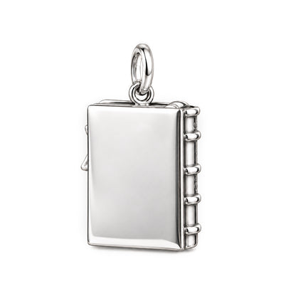 December Narcissus Birth Month Book Charm and Polyester Cord Bracelet Set