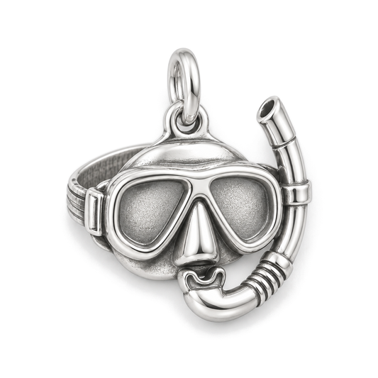 Deep Dive Snorkel Charm — Silver Super Macro | charm-topics-remaining-444-2026-09-14 | topic-348