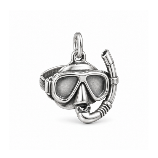 Deep Dive Snorkel Charm — Silver | charm-topics-remaining-444-2026-09-14 | topic-348
