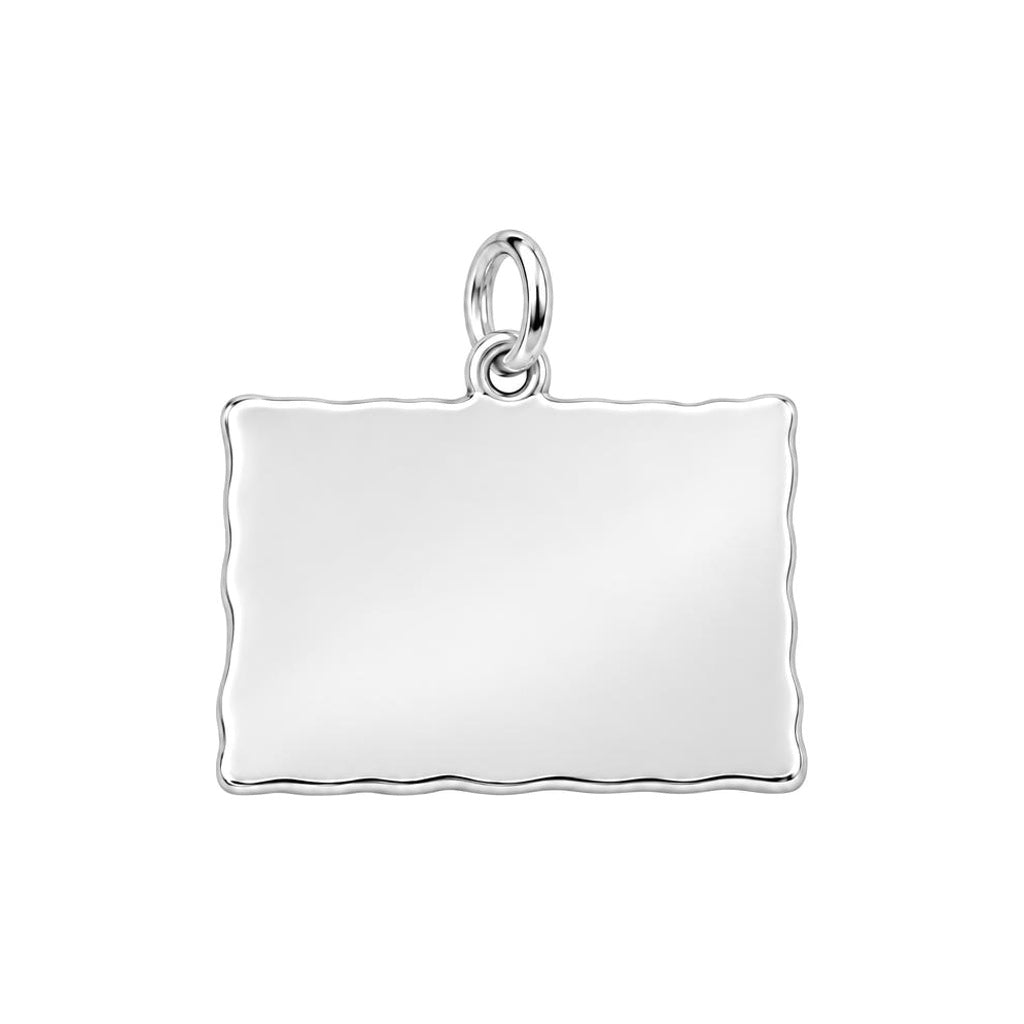 Dog Approved Visitor Charm Bracelet – Personalized Dog Mom Gift – back of the charm, engraving area