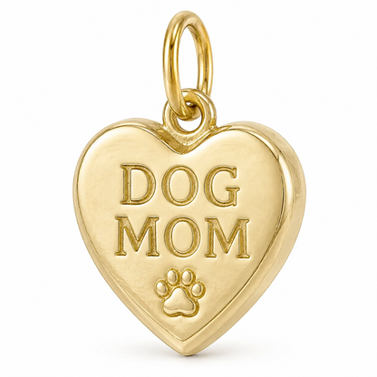 Always Family - Dog Mom Charm - Gold