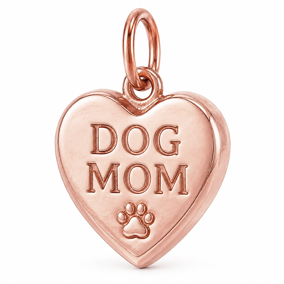 Always Family - Dog Mom Charm - Rose Gold