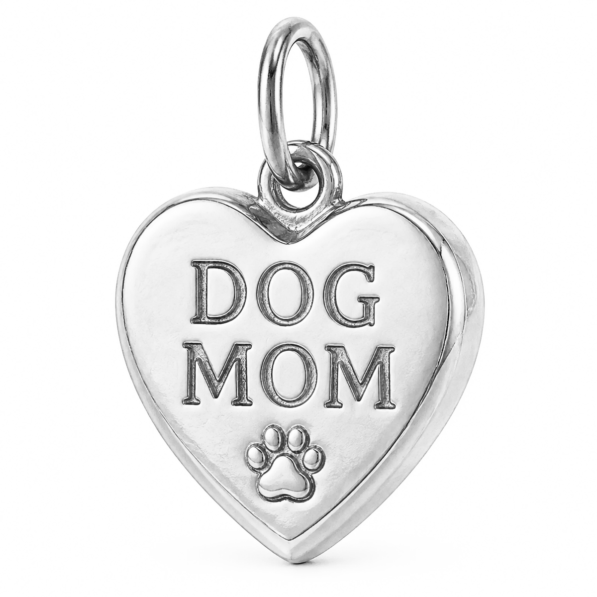 Always Family - Dog Mom Charm - Silver