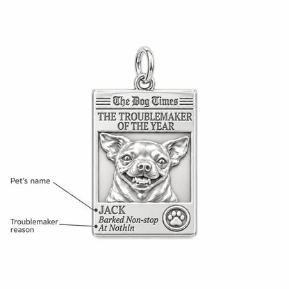 Dog Times Troublemaker Charm Bracelet – Personalized Dog Mom Gift – personalization guide