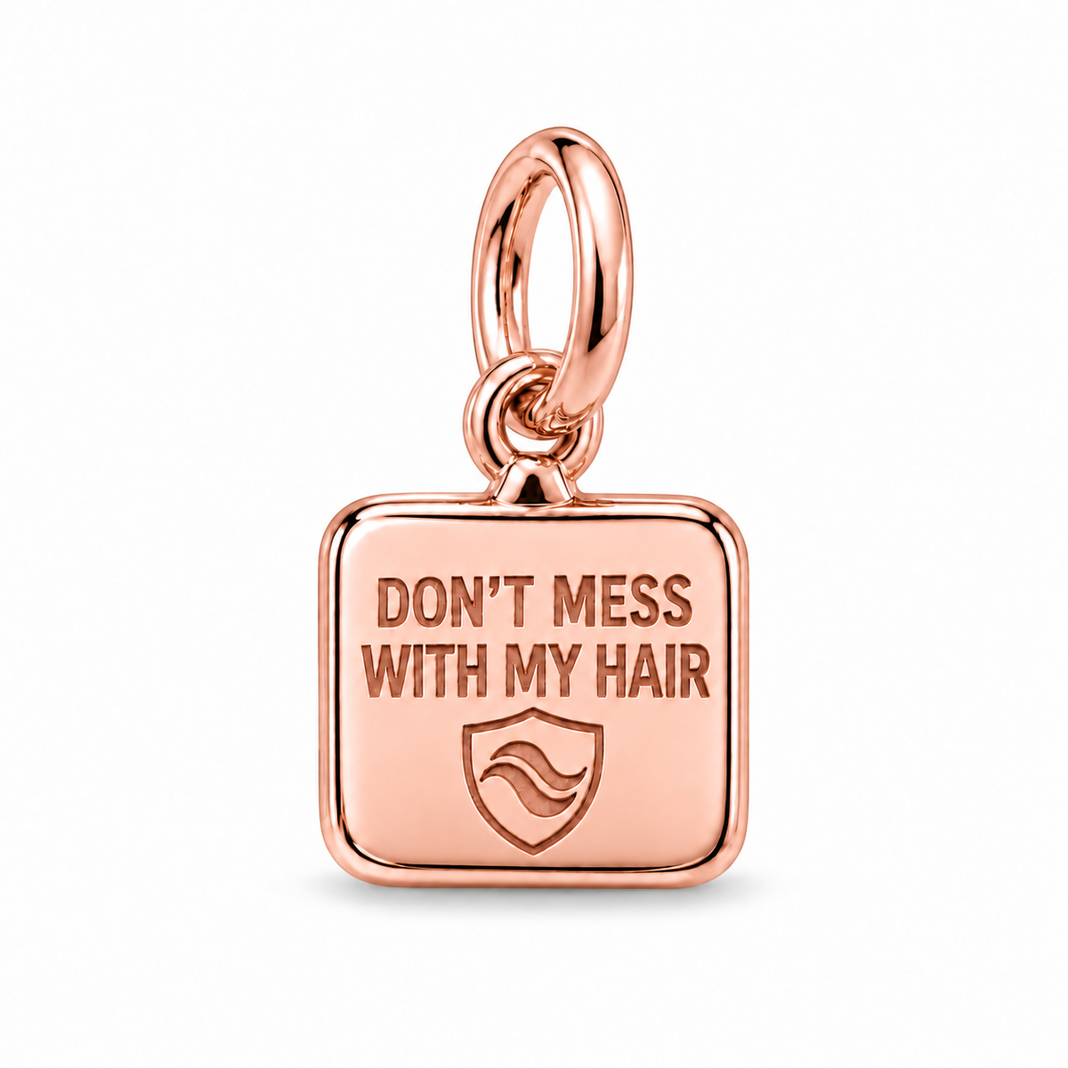 Don't Mess With My Hair Dangle Charm | Rose Gold | sha256:9f98641900ff90606a7a665af5a3101cd12ee41a5850fc44cee8d59fc7d32adf