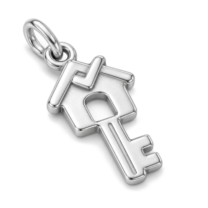 Dream Home Key Charm — Silver Super Macro | charm-topics-remaining-444-2026-09-14 | topic-241