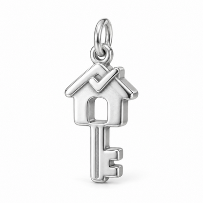 Dream Home Key Charm — Silver | charm-topics-remaining-444-2026-09-14 | topic-241