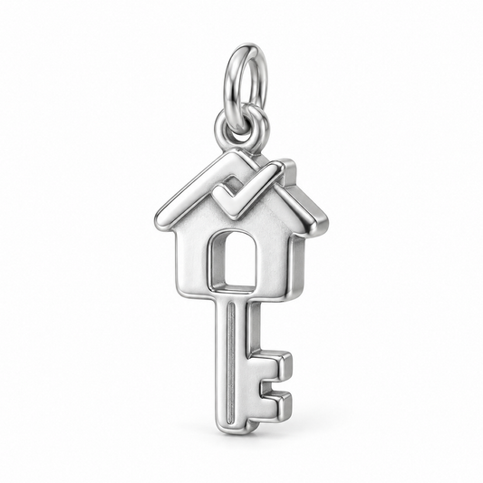 Dream Home Key Charm — Silver | charm-topics-remaining-444-2026-09-14 | topic-241