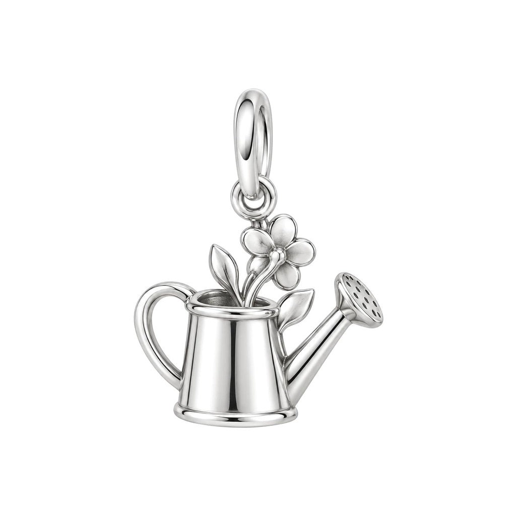 Drops of Spring Watering Can Charm and Polyester Cord Bracelet Set