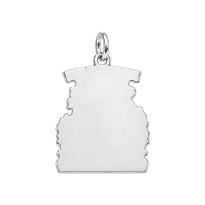 Drunk Campers Matter Charm Bracelet – Personalized Camper Gift – back of the charm, engraving area