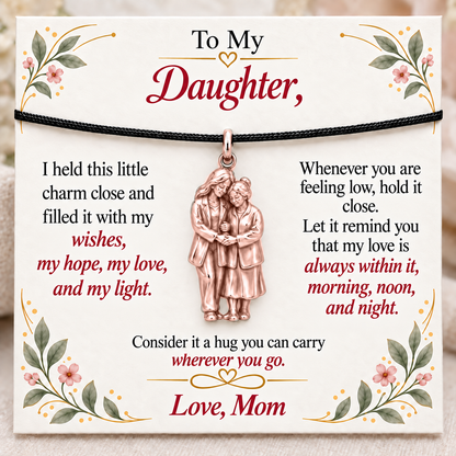 Joined Hands, Mom’s Light Within — Main image, rose gold finish